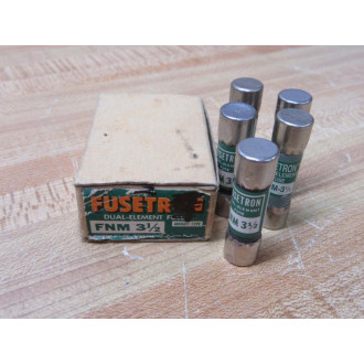 Bussmann FNM-3-12 Cooper Fusetron Dual-Element Fuse FNM312 (Pack of 5)