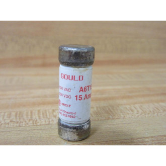 Gould Shawmut Ferraz A6T15 Fuse Cross Ref 4ZAE4 (Pack of 7) - Used
