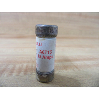 Gould Shawmut Ferraz A6T15 Fuse Cross Ref 4ZAE4 (Pack of 7) - Used