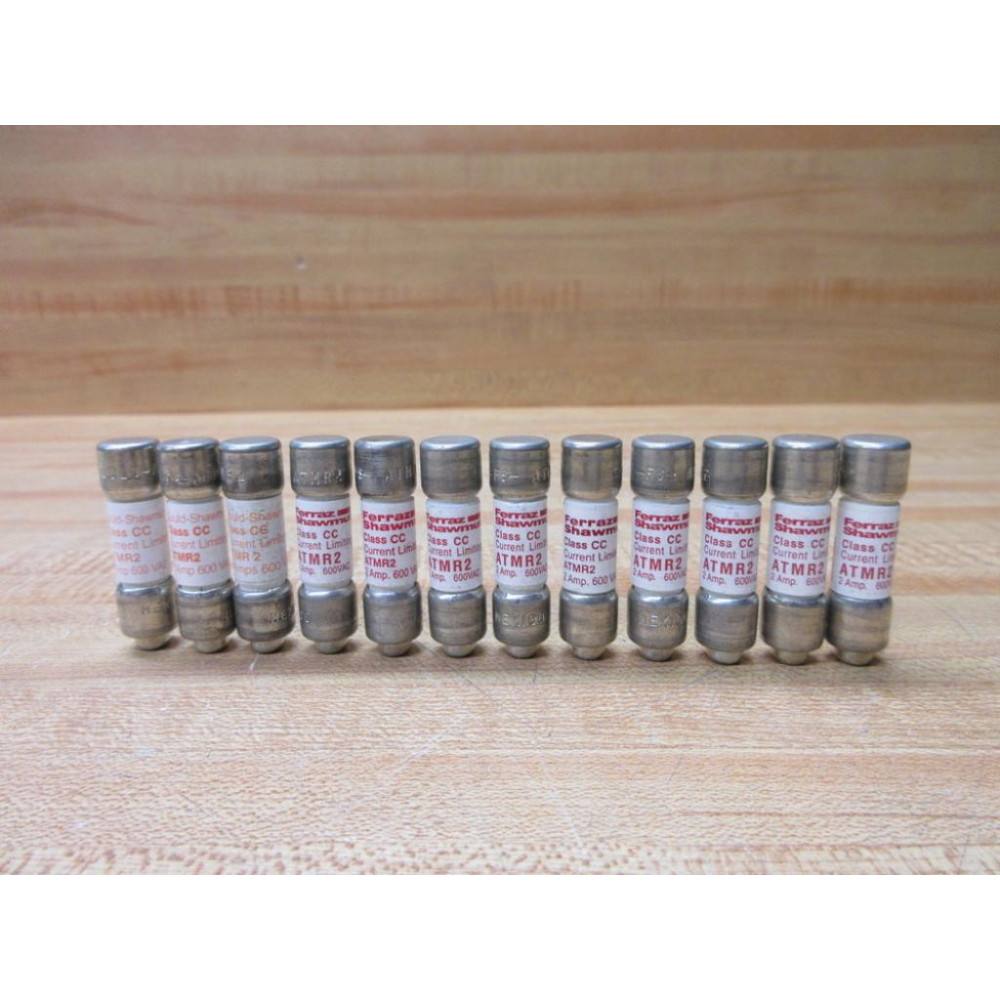Gould Shawmut Ferraz Mersen ATMR2 Fuse Cross Ref 4ZAZ1 (Pack of 12) - New No Box