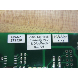 IO-V4.LS A300 Digital IO Board wDA Converter - Used