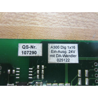 IO-V4.LS A300 Digital IO Board wDA Converter - Used
