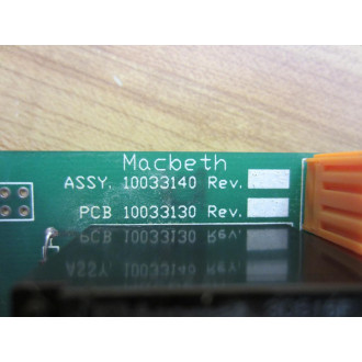 Macbeth 10033140 Circuit Board 10033130