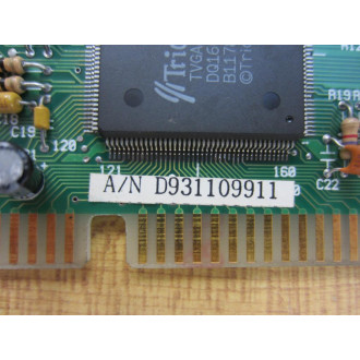 Trident HNG890CL-24D1TIA1 ISA VGA Card HNG890CL24D1TIA1 - Used