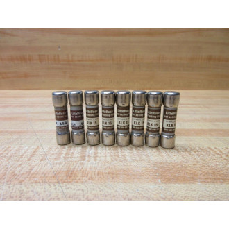 Littelfuse KLK-15 Fast Acting Fuse KLK-15A (Pack of 8) - New No Box