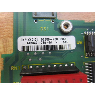 Allen Bradley 40847-289-51 Circuit Board 1747-ASB Rev.H+A4087-289-51 H - Used