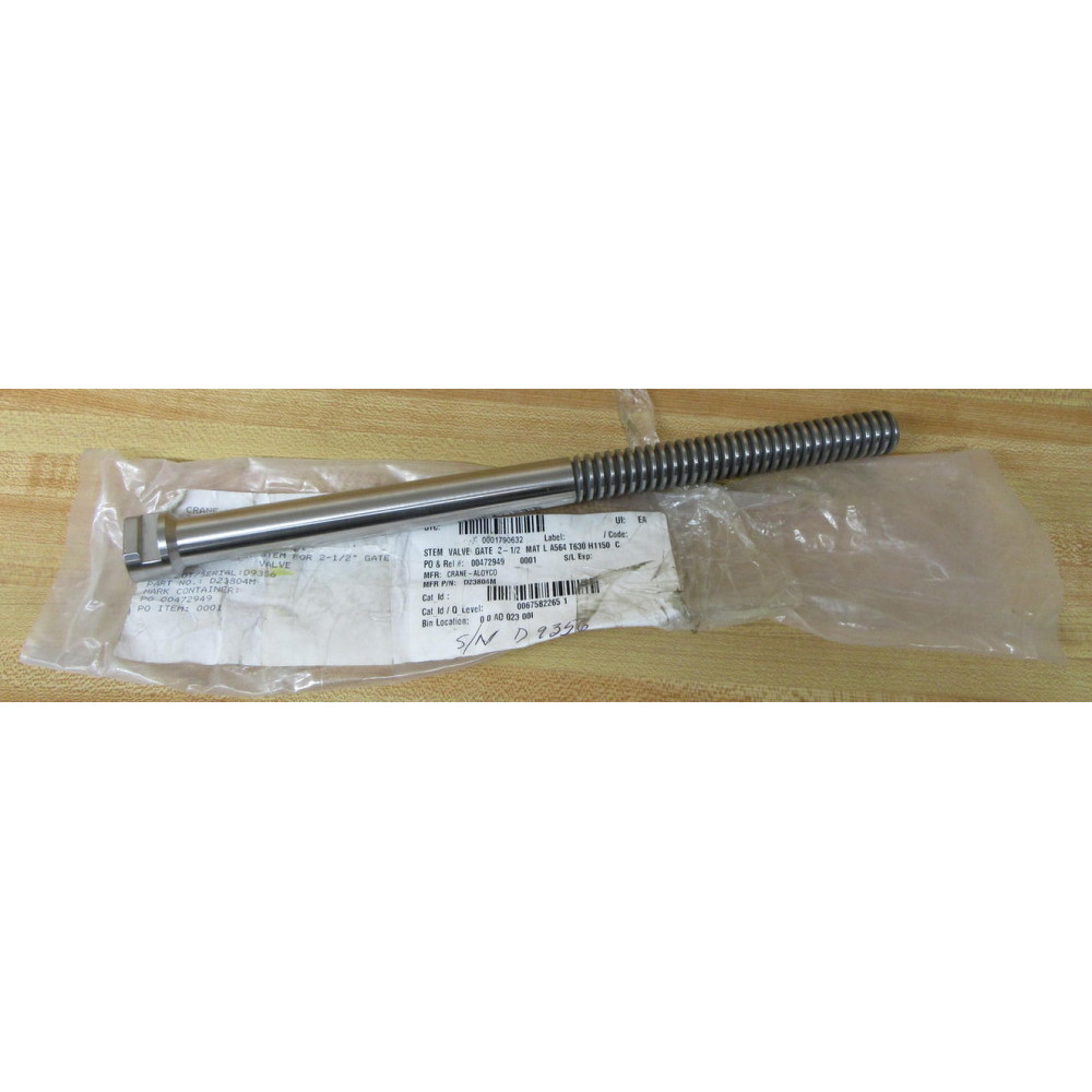Crane-Aloyco D23804M 2-12 Gate Valve Stem