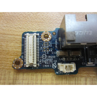 Dell LS-3302P USB Ethernet LAN Board IBQ00 - Used