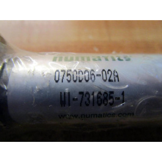 Numatics 0750D06-02A Cylinder 0750D0602A WI-731685-1