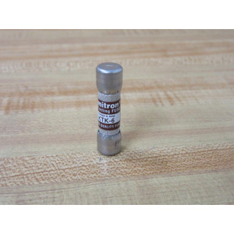 Buss KTK-6 Bussmann Fuse Cross Ref 4XC41 (Pack of 19) - New No Box
