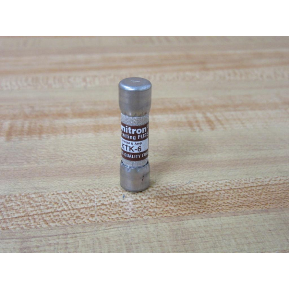 Buss KTK-6 Bussmann Fuse Cross Ref 4XC41 (Pack of 19) - New No Box