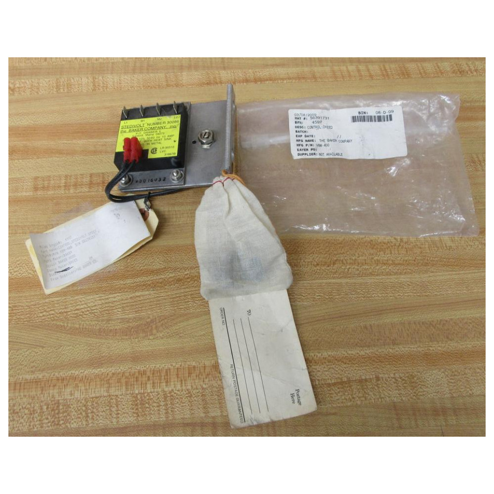 The Baker Company 30086 Stedivolt Speed Control VBM-400