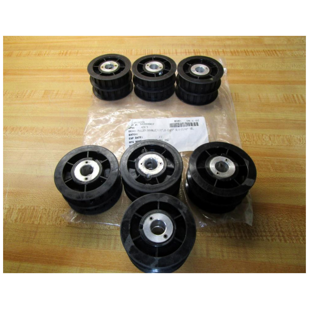 Bellco Glass A-507-406 Double Pulley A507406 (Pack of 7)