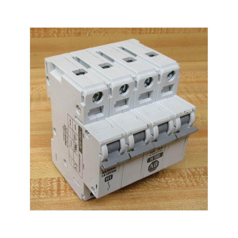 Allen Bradley 1492-ACBH1-H100 Circuit Breaker 1492ACBH1H100 - New No Box Allen Bradley 1492-ACBH1-H100 Circuit Breaker 1492ACBH1H100 - New No Box