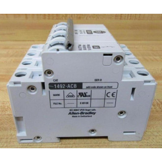 Allen Bradley 1492-ACBH1-H100 Circuit Breaker  1492ACBH1H100 - New No Box