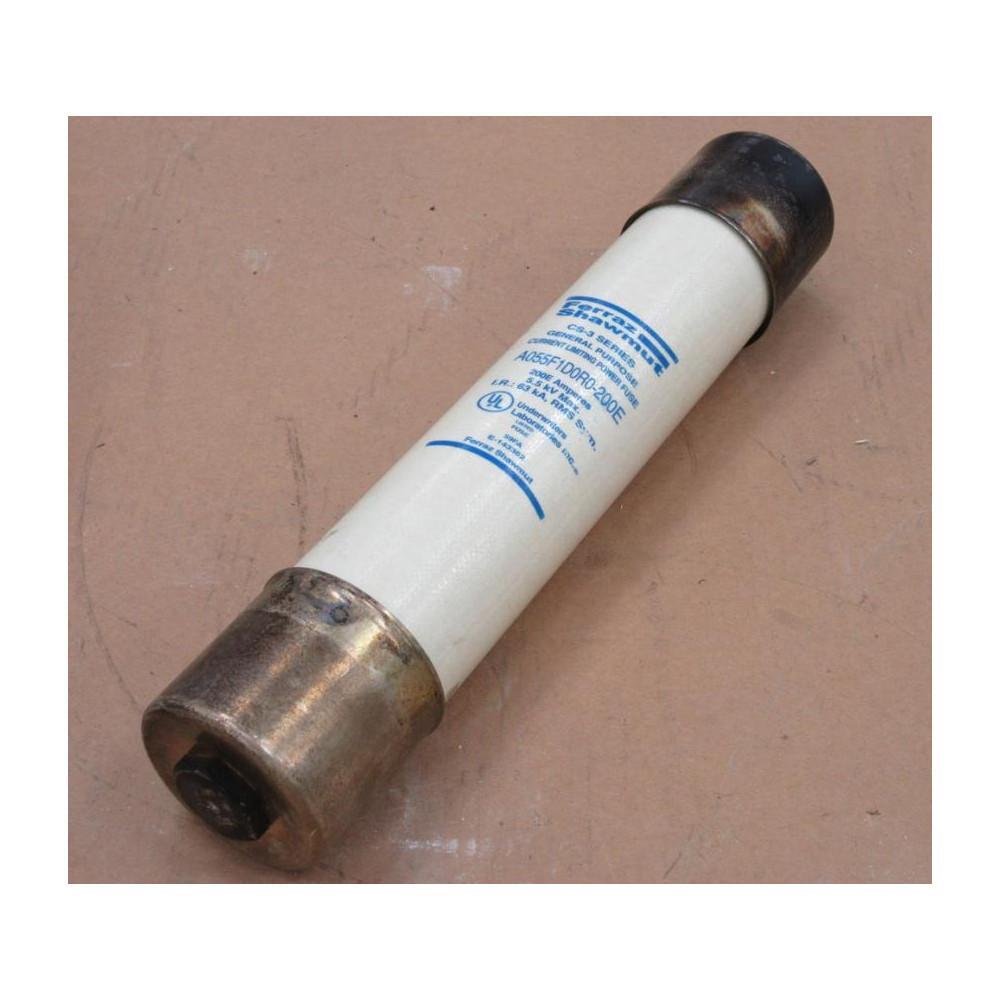 Ferraz A055F1D0R0-200E General Purpose Fuse A055F1D0R0200E - Used