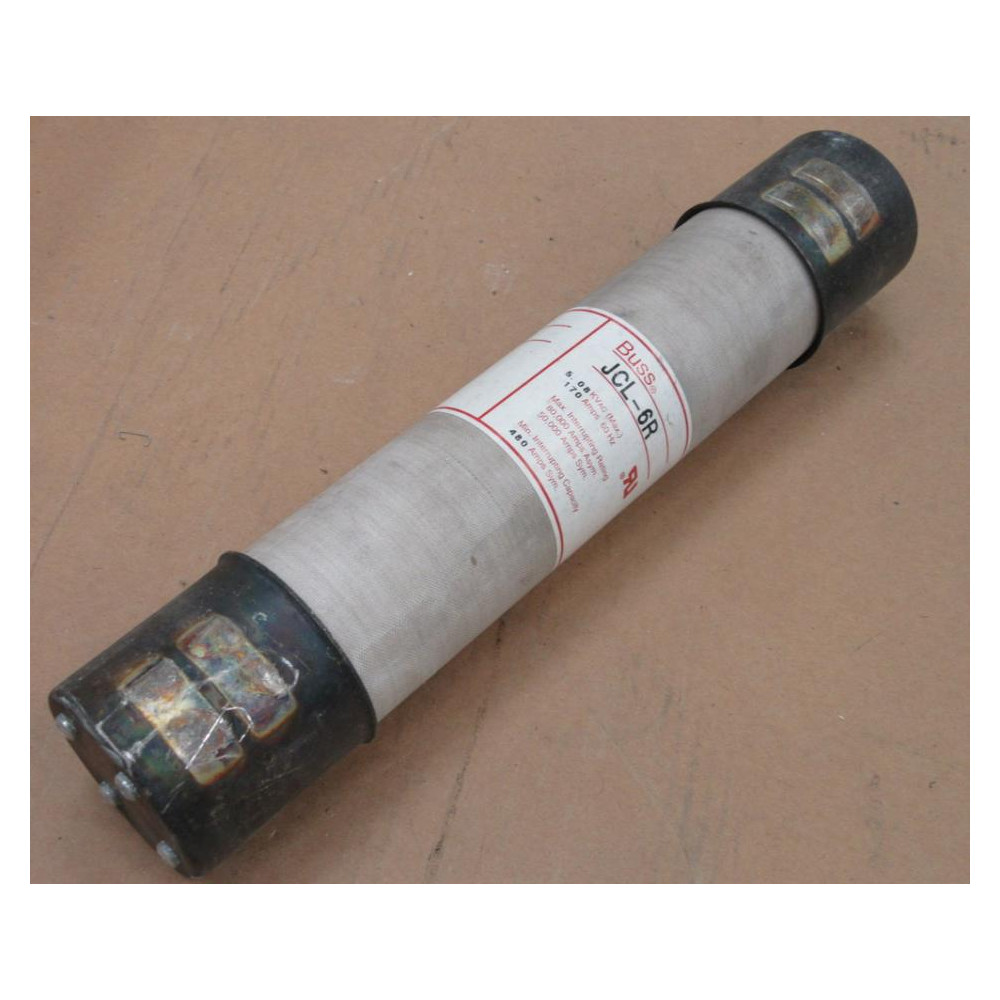 Bussmann JCL-6R Buss Medium Volt Motor Fuse JCL6R - Used