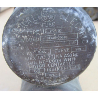 General Electric 9F60MCB818 Double Barrel Fuse - Used