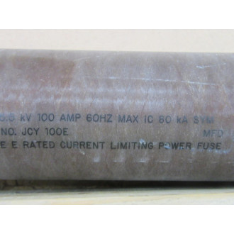 Bussmann JCY 100E Current Limiting Power Fuse JCY100E - New No Box