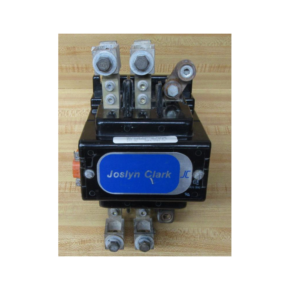 Joslyn Clark 5DP2-5051-11 Contactor 5DP2505111 W Broken Fin - Used