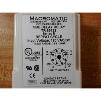 Macromatic TR-65122 Time Delay Relay TR65122