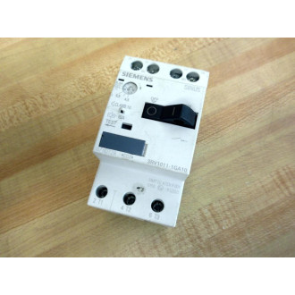 Siemens 3RV1011-1GA10 4.5-6.3A Contactor 3RV10111GA10 W 3RV1901-1E - Used