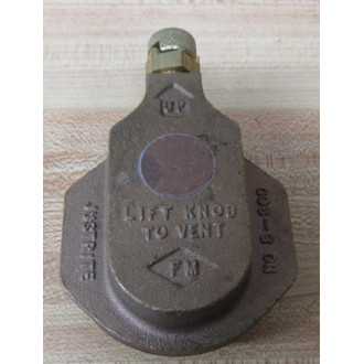 Justrite 8-300 Safety Drum Vent 8300 WO Seal-Collar