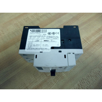 Siemens 3RV1011-1GA10 4.5-6.3A Contactor 3RV10111GA10 W 3RV1901-1E - Used