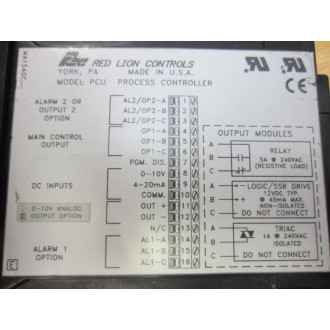 Red Lion Controls PCU12001 Process Controller PCU - Used