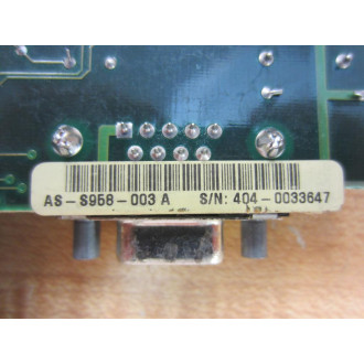 Schneider Eletric AS-S958-003 Board ASS958003 Rev. C AS-S958-003 A - Used