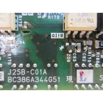 Mitsubishi J2SB-C01A Circuit Board BC386A344G51 - Parts Only