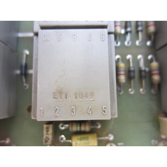 SIEI 1199 Rectifier Control Board ECS1199 ZTm12 - Used