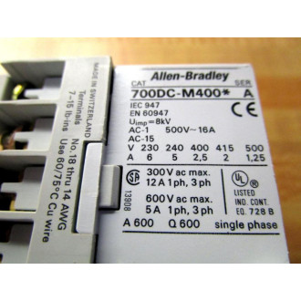Allen Bradley 700-DC-M00Z24 Relay 700DCM00Z24
