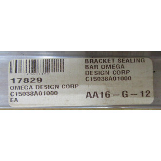 Omega Design C15038A01000 Bracket Sealing Bar - New No Box