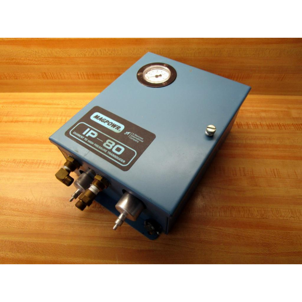 MagPowr IP-80 Current To Pressure Transducer IP80 WAdd'l Wiring - Used