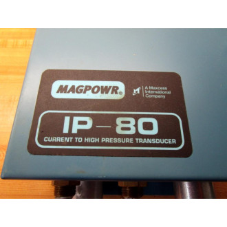 MagPowr IP-80 Current To Pressure Transducer IP80 WAdd'l Wiring - Used