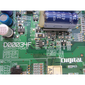 Digital D00034F Power Control Board G2KMID-POWER - Used