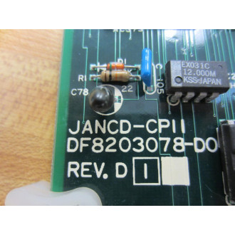 Yaskawa Electric JANCD-CP11 PC Board DF8203078-D0 - Used