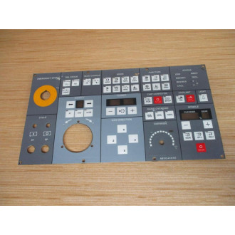 Mori Seiki AB12C-4141E2 Operator Panel Panel Plate Only