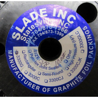 Slade 3300G 38 Graphite Foil Packing 3300G38