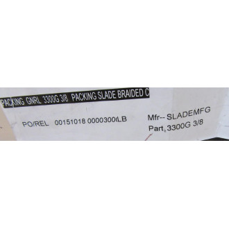 Slade 3300G 38 Graphite Foil Packing 3300G38