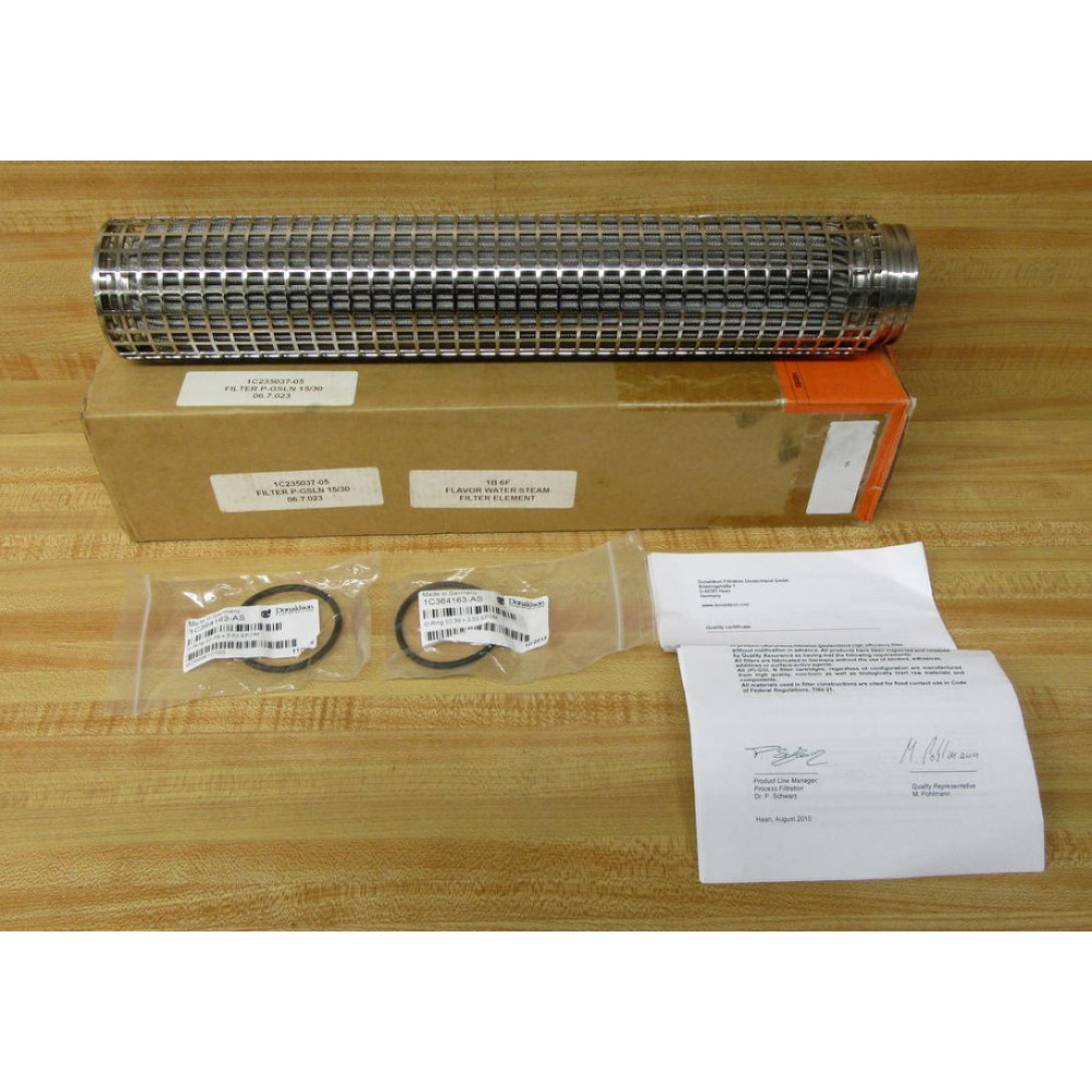 Donaldson 1C235037-05 Steam Filter Element P-GSLN 1530 Donaldson 1C235037-05 Steam Filter Element P-GSLN 1530
