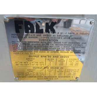 Falk RK2060F 2A Gear Drive RK2060F2A - Refurbished
