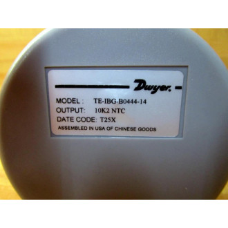 Dwyer TE-IBG-B0444-14 Immersion Probe TEIBGB044414