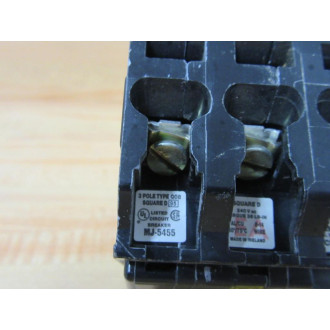 Square D QOB-MJ-5455 15A Circuit Breaker MJ5455 - New No Box