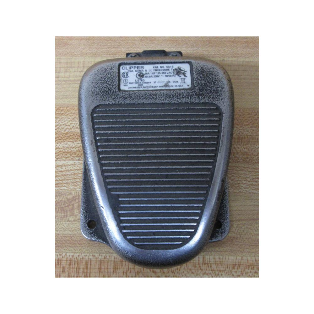 Clipper 632-S Foot Switch 632S - Used