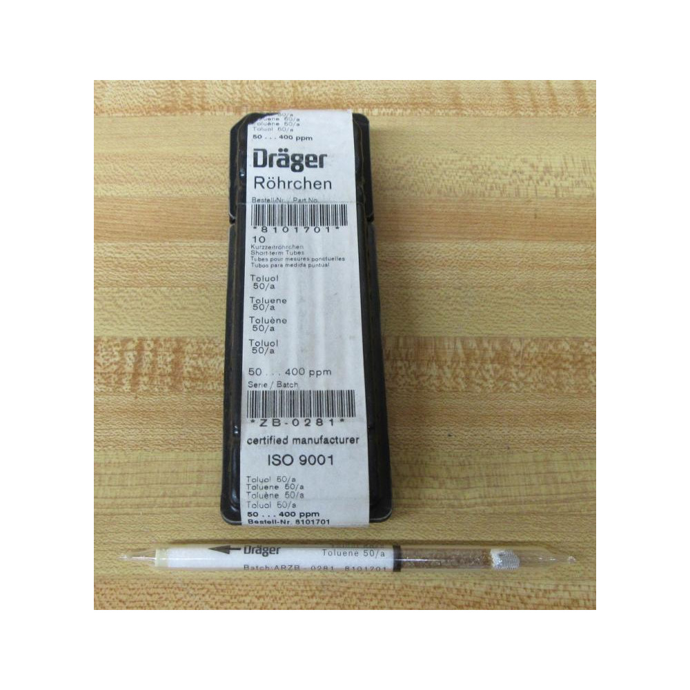 Dräger 8101701 Short Term Tubes (Pack of 10)
