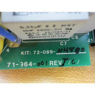 ACDC 71-964-001 Power Board 71964001 Rev.JC KIT: 72-089-N4880 - Used