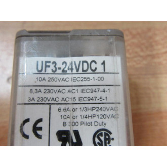 Kuhnke UF3-24VDC 1 Relay UF324VDC1 - Used