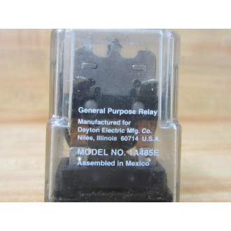 Dayton 1A485E Relay 1A485E-24VDC - Used